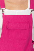 VERY J Adjustable Suspender Overalls with Pockets - Charming Charlie