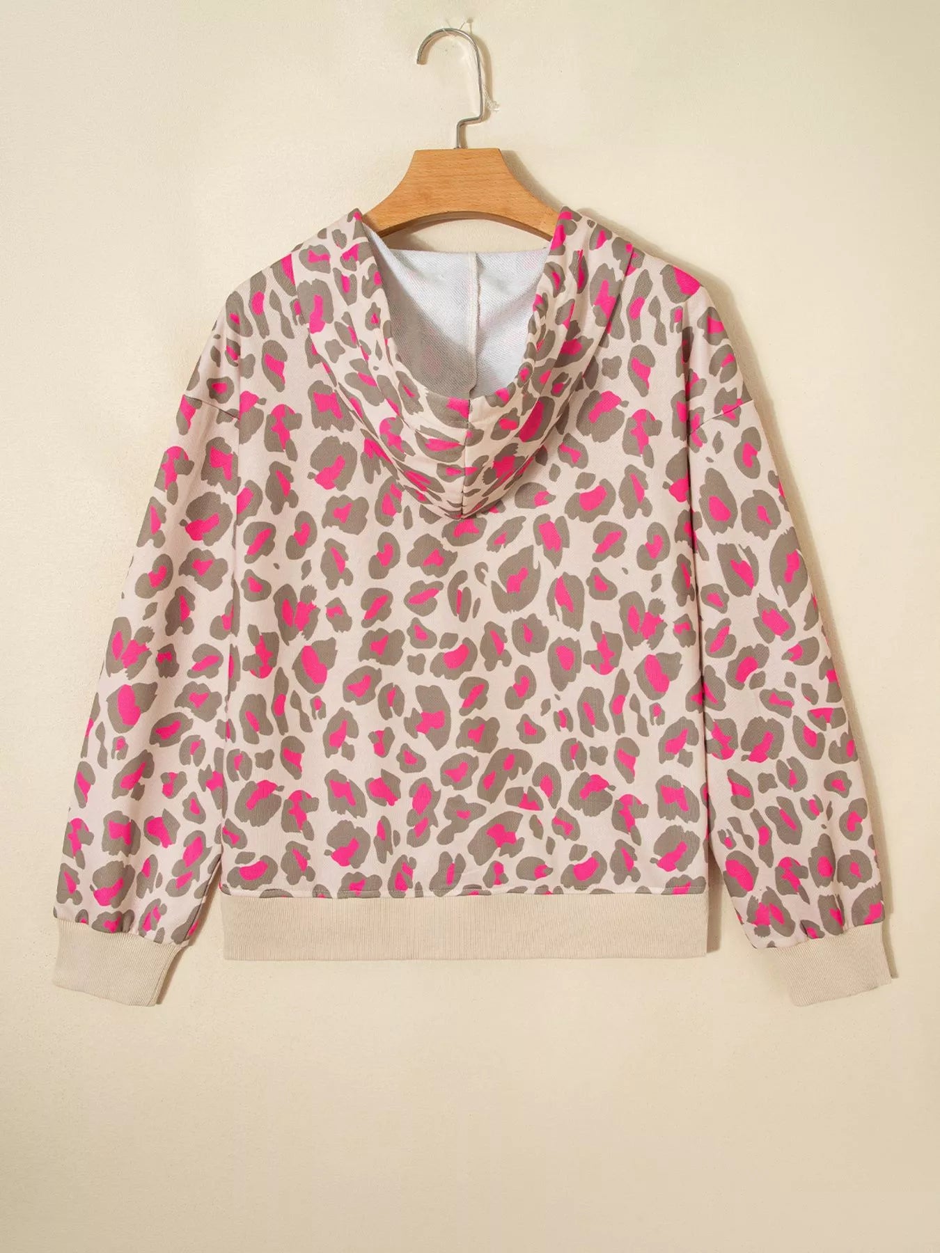 Leopard Print Zip-Up Hoodie – Charming Charlie