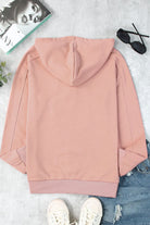 Lace Up Long Sleeve Hoodie - Charming Charlie
