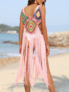 Fringe Spaghetti Strap Cover-Up - Charming Charlie