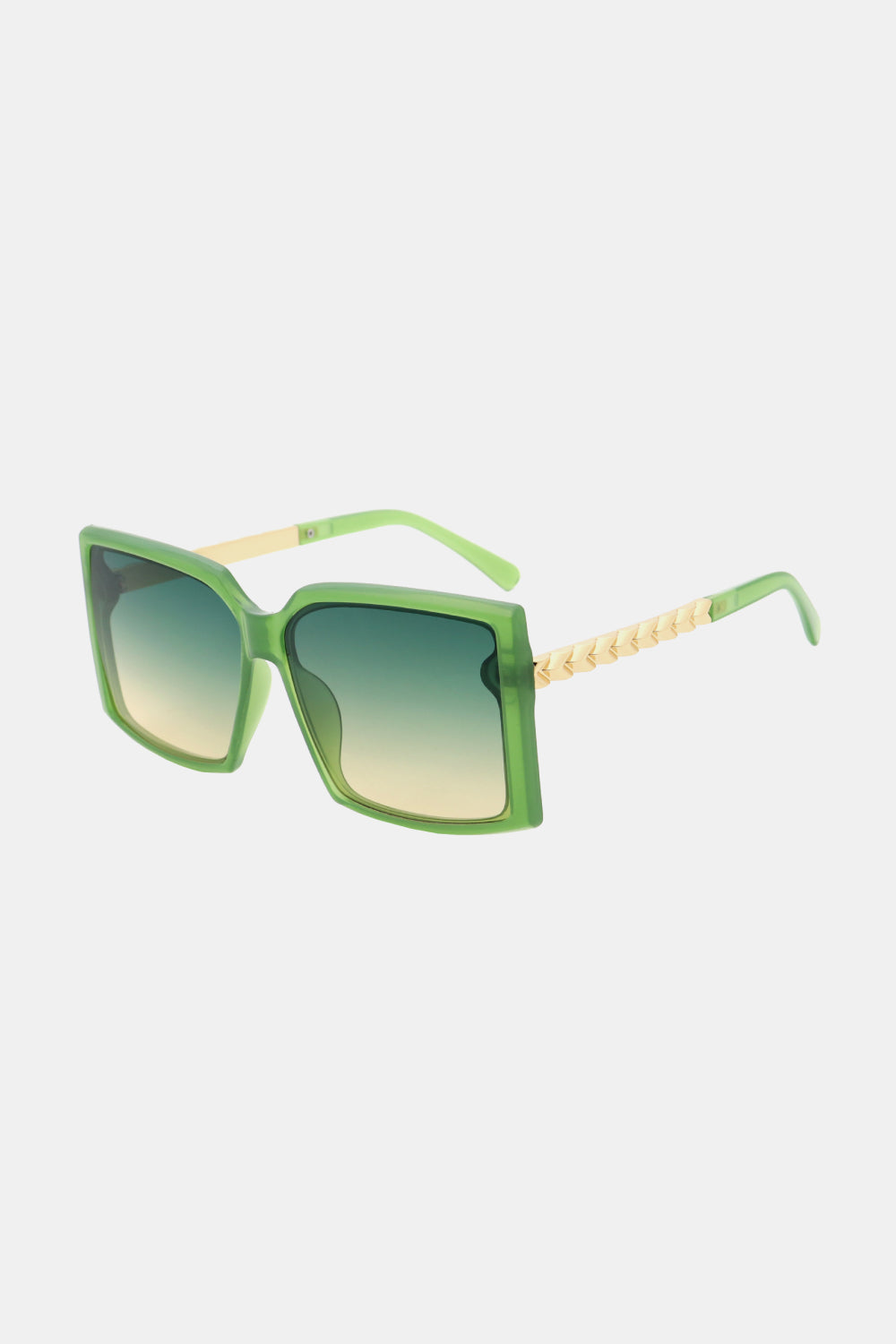 Polycarbonate Frame Square Sunglasses - Charming Charlie