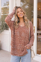 Cinnamon Spice Knit Sweater Top - Charming Charlie
