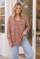 Cinnamon Spice Knit Sweater Top - Charming Charlie