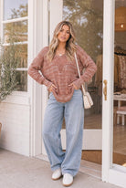 Cinnamon Spice Knit Sweater Top - Charming Charlie