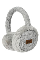 C.C Cable Knit Faux Fur Earmuff - Charming Charlie
