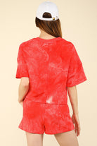 VERY J Quilted Washed Crop Top and Shorts Set - Charming Charlie