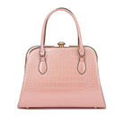 Croco Patent Leather Frame Satchel - Charming Charlie