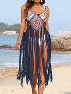 Fringe Spaghetti Strap Cover-Up - Charming Charlie