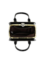 Frame Satchel with Rhinestones Patent Leather - Charming Charlie