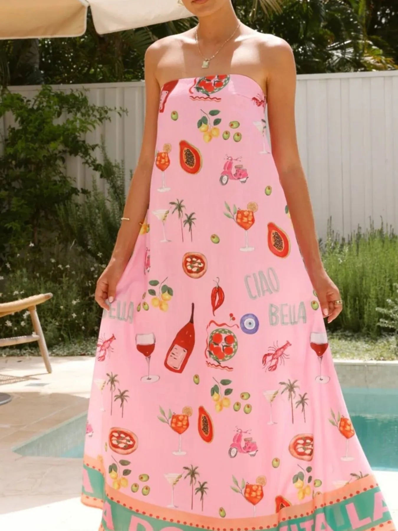 Printed Strapless Summer Maxi Dress – Charming Charlie Printed Strapless Summer Maxi Dress – Charming Charlie