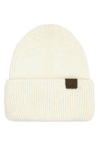 Ivory C.C Double Cuff Beanie Hat
