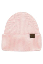Pink C.C Double Cuff Beanie Hat