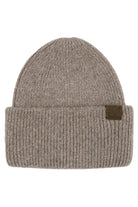 Taupe C.C Double Cuff Beanie Hat