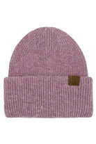 Violet C.C Double Cuff Beanie Hat