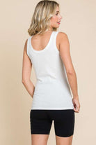 Culture Code Full Size Ribbed Scoop Neck Tank - Charming Charlie