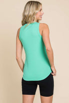 Culture Code Full Size Ribbed Round Neck Tank - Charming Charlie