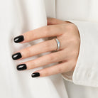 925 Sterling Silver Inlaid Zircon Ring - Charming Charlie