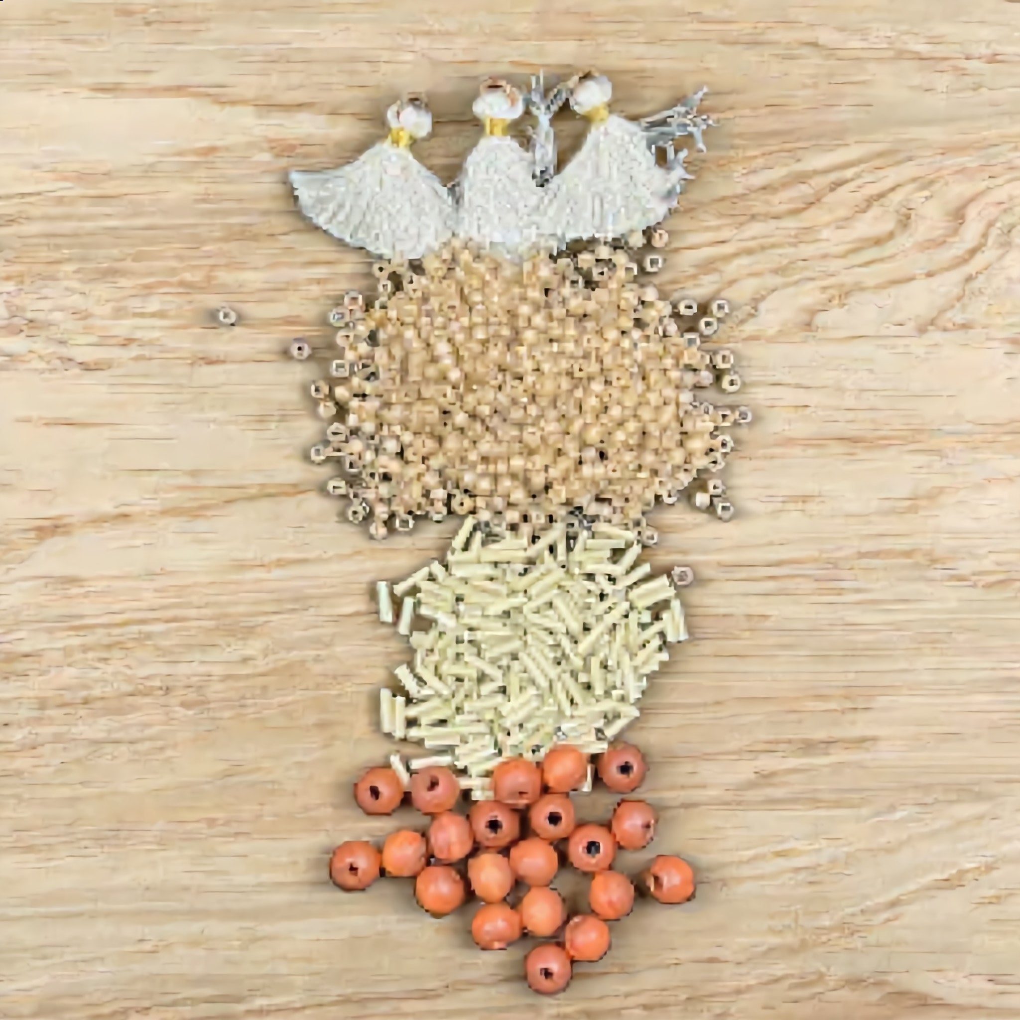 Neutral Bead & Tassel Assortment - Charming Charlie