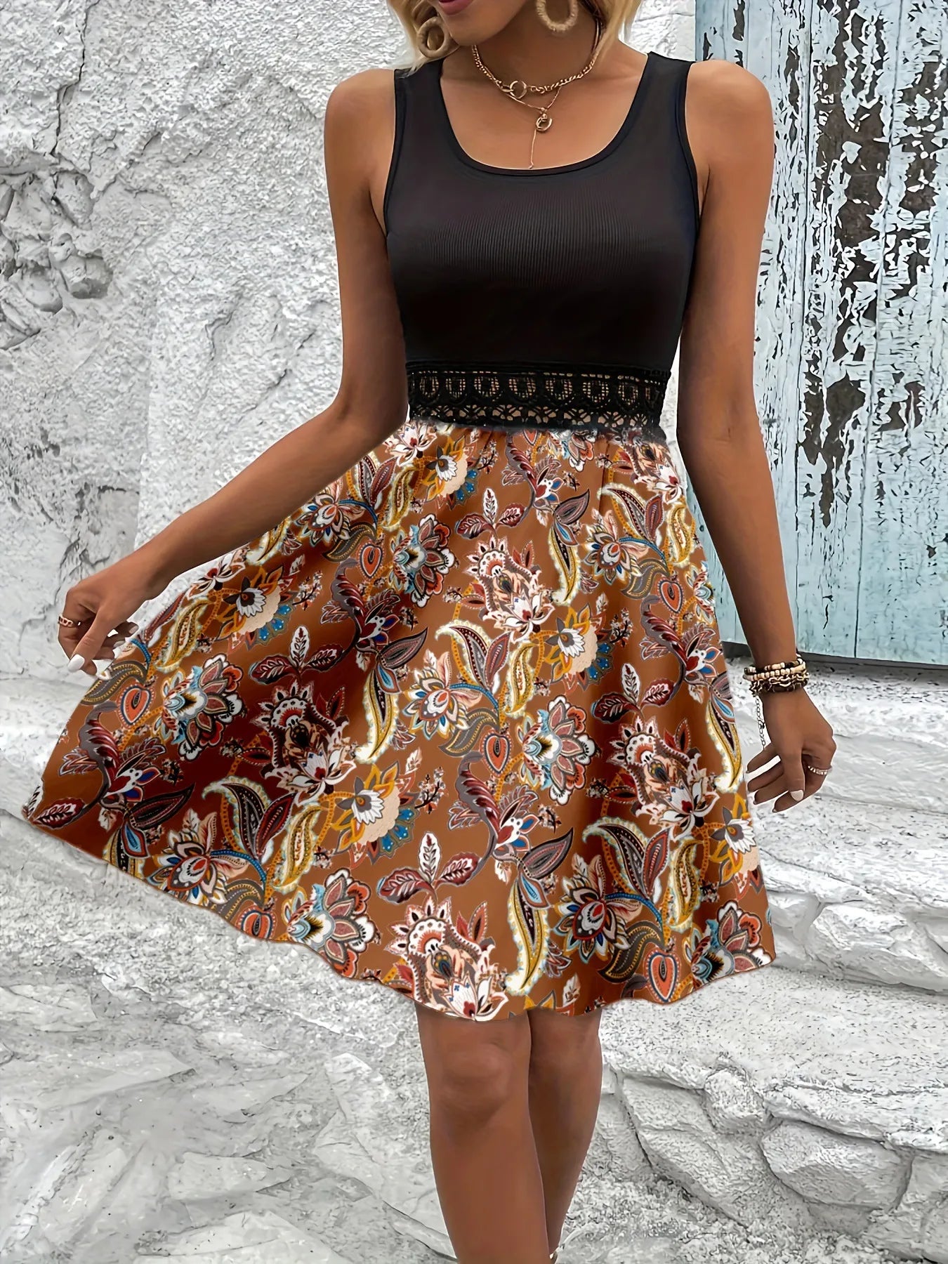 chinese dress ladies Hana Tank + Dress main image 1