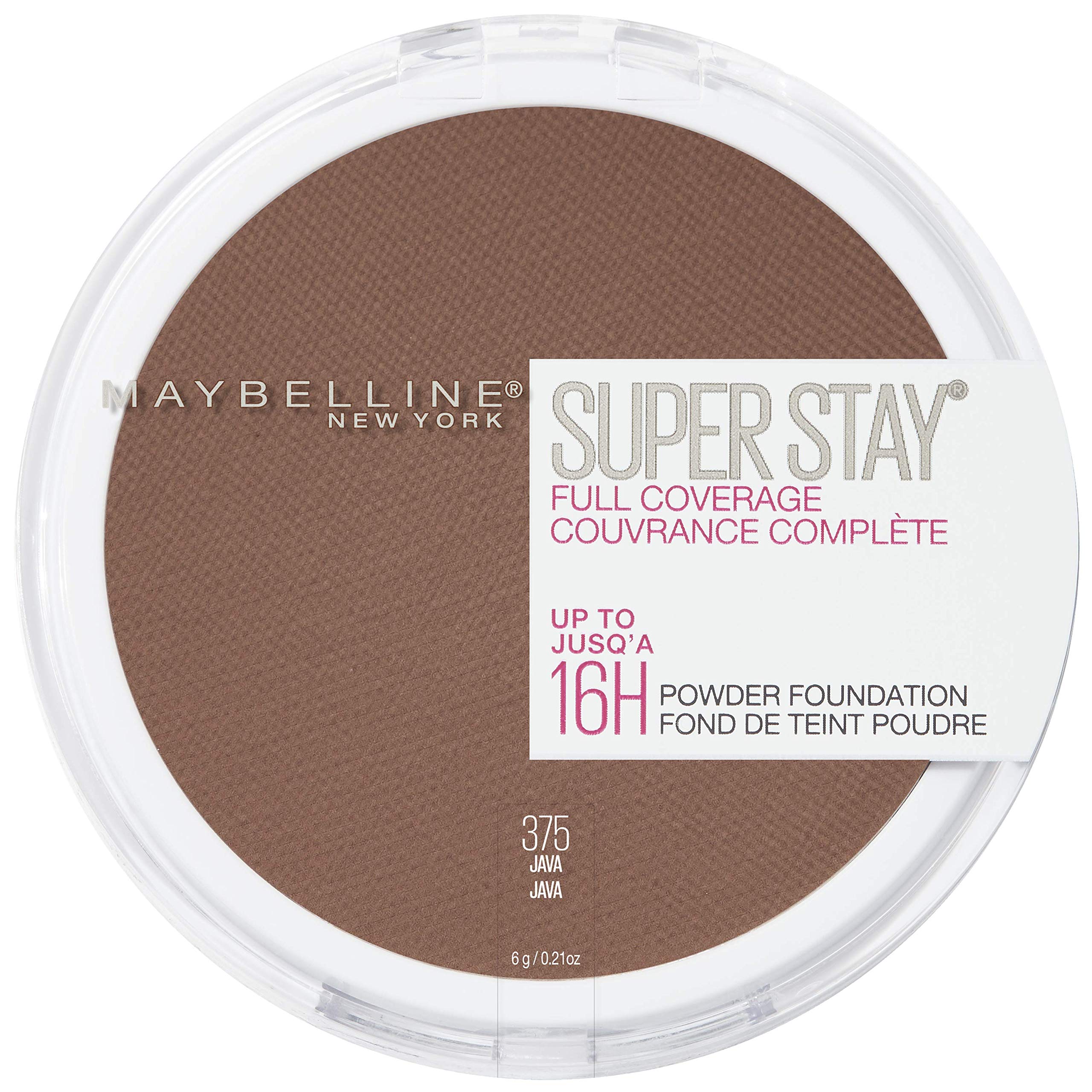 Maybelline Super Stay Full Coverage Powder Foundation Makeup Up to 16 Hour Wear Soft Creamy Matte 1 Count - Charming Charlie