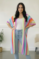 Caught in Technicolor Open Kimono - Charming Charlie