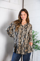 Follow Your Instincts Button Down Blouse - Charming Charlie