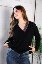 Twilight Charms Beaded V Neck Sweater - Charming Charlie
