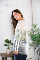 A Bold Blend Long Sleeve Tee - Charming Charlie