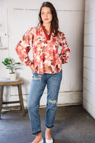 On Blossom Lane Floral Blouse - Charming Charlie
