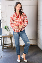 On Blossom Lane Floral Blouse - Charming Charlie