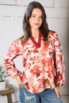 On Blossom Lane Floral Blouse - Charming Charlie