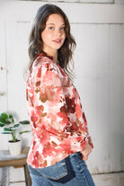 On Blossom Lane Floral Blouse - Charming Charlie
