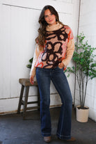 Blooms in Autumn Turtleneck Cozy Sweater - Charming Charlie