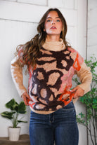 Blooms in Autumn Turtleneck Cozy Sweater - Charming Charlie