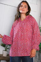 Poppy Daydream Floral Woven Blouse - Charming Charlie