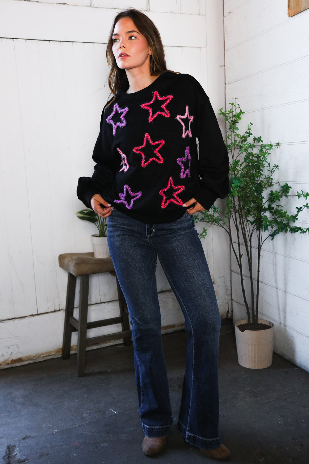 You Gave Me The Stars Cozy Sweater - Charming Charlie
