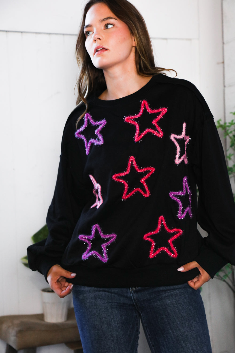 You Gave Me The Stars Cozy Sweater - Charming Charlie