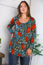 The Scarlet Fields Babydoll Blouse - Charming Charlie