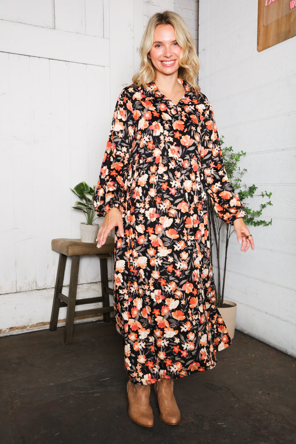 A Homestead Beauty Floral Dress - Charming Charlie