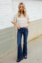 Judy Blue High-Rise Boyfriend Dark Blue Wash Jeans - Charming Charlie