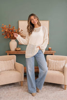 Coastal Breeze Open Knit Sweater - Charming Charlie
