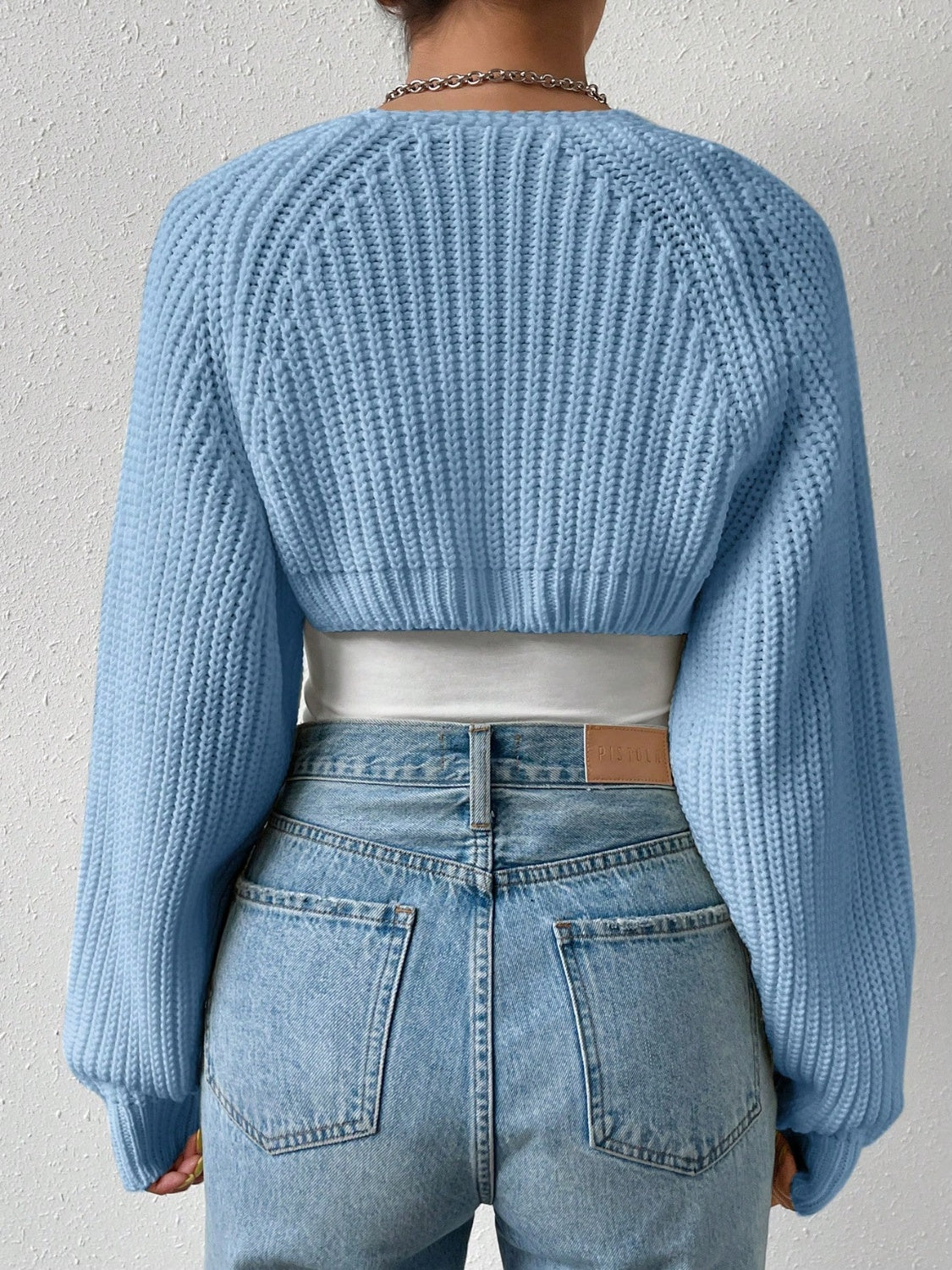 Honey Open Front Long Sleeve Cropped Cardigan – Charming Charlie