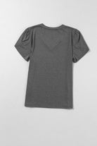 V-Neck Petal Sleeve T-Shirt - Charming Charlie