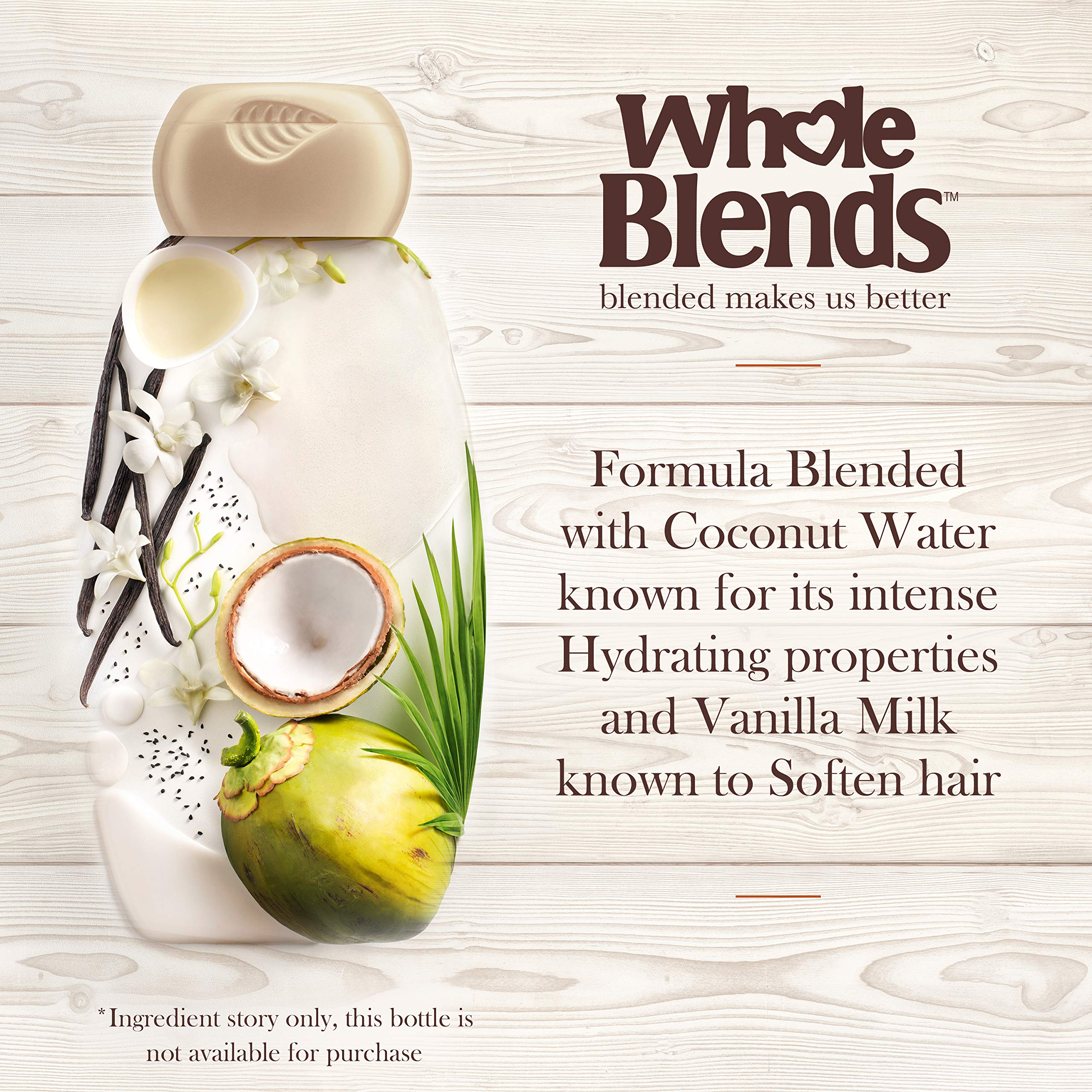 Garnier whole blendsstandard conditionerhydrating coconut water,vanilla milkliquidno paraben - Charming Charlie