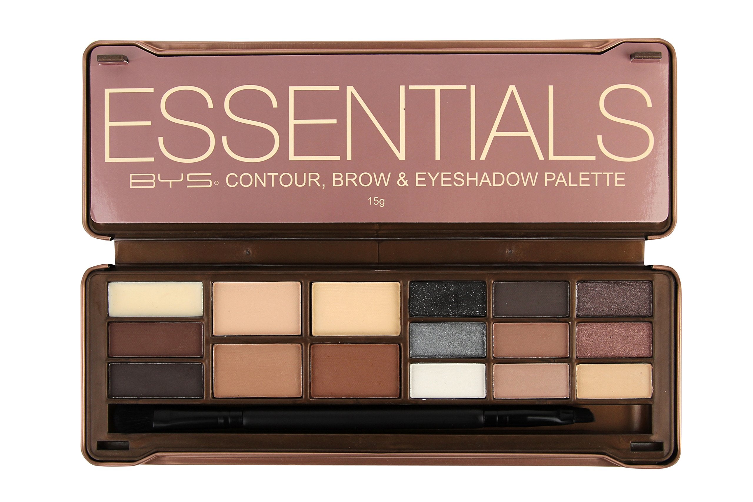 BYS Contour, Brow & Eyeshadow Palette - Essentials 15g/0.5oz - Charming Charlie