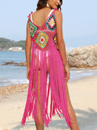 Fringe Spaghetti Strap Cover-Up - Charming Charlie