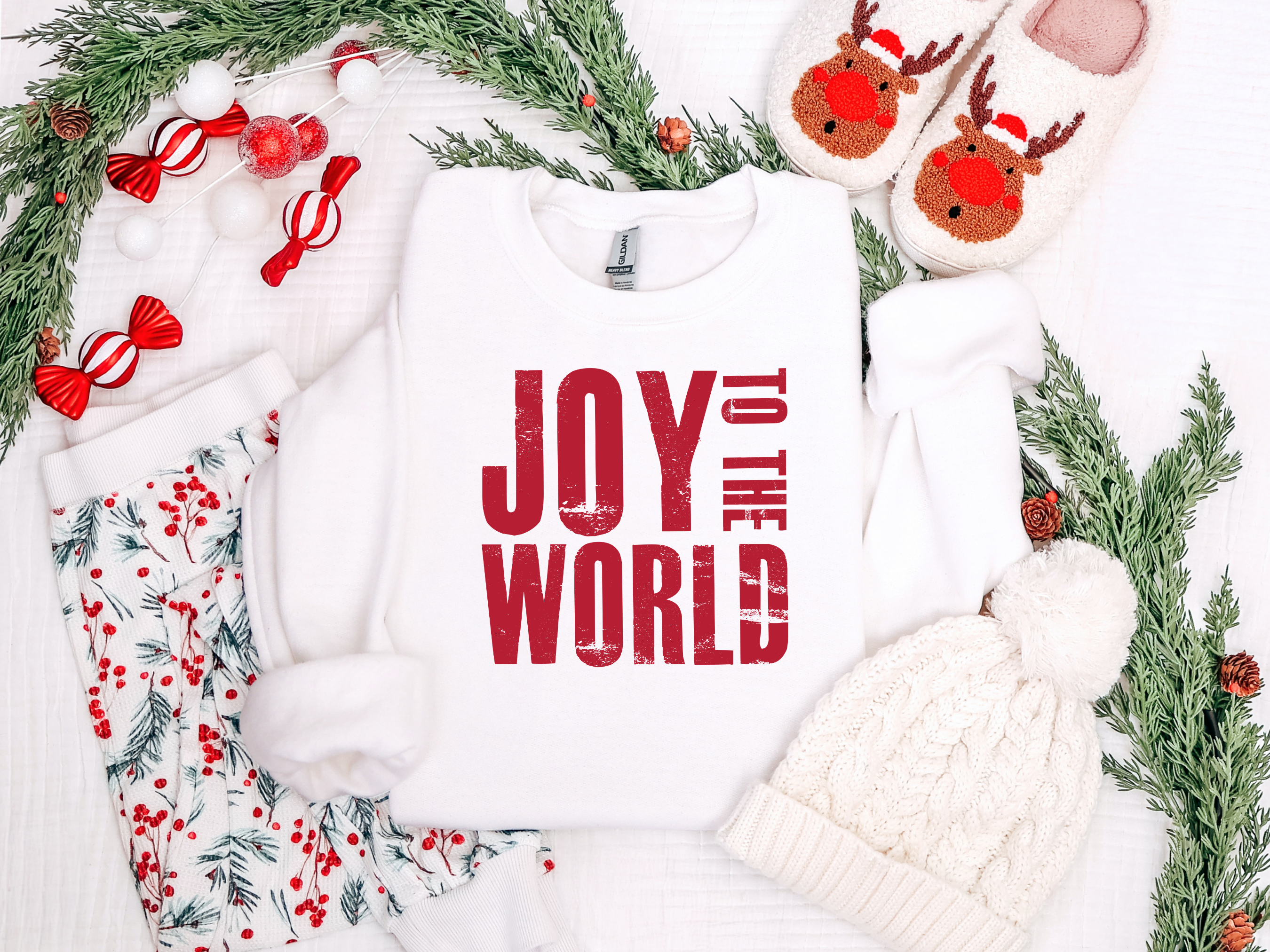 Joy to the World Red Graphic Tee and Sweatshirt - Charming Charlie