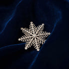 Dazzling Crystal Snowflake Brooch Pendant - Charming Charlie