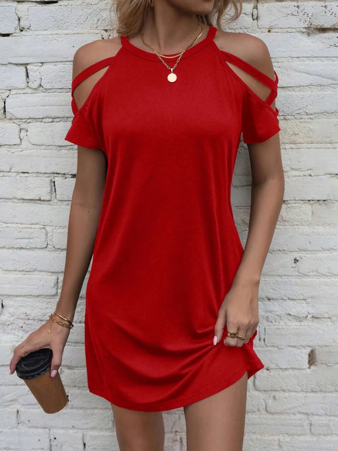 Cold Shoulder Mini Dress Charming Charlie Cold Shoulder Mini Dress Charming Charlie