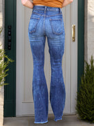 Raw Hem Distressed Bootcut Jeans - Charming Charlie
